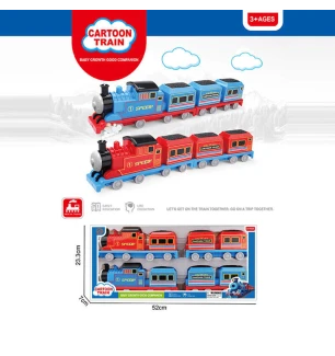 Набір потягів 410-1 (48шт/2) інерція вагони у коробці  