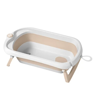 Ванночка складна з вкладишем для немовляти CARRELLO Mira CRL-17103 Dune Beige (1шт) у коробці 84х48х