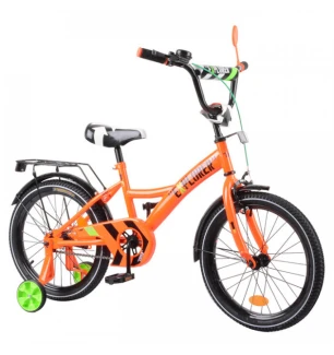 Велосипед 2-х колісний 18" EXPLORER T-218110 orange (1шт) з дзеркалом багажником ручним гальмом у