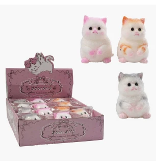 Гра антистрес C 72498 (288) "Кошеня" висота 9 см 12 шт в коробці  