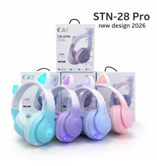 Безпроводні навушники котячі вуха TUCCI STN-28 Pro (60шт) 4 види у коробці
