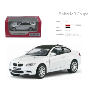 Модель машини KINSMART KT5348W (96шт/4) "BMW M3 Coupe", 4 види, в кор. 16*8*7,5 см