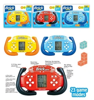 Тетріс 158 C-7 (240шт/2) 3 види 23 гри звук на батарейках на листі  