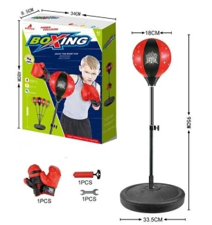 Боксерський набір 6034 (18шт/2) регулюється висота стійки у коробці  