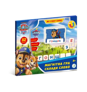 Магнітний набір 200760 (22шт) Монтесорі Paw Patrol «Склади слово» Dodo у коробці 20,5*1*24,5 см