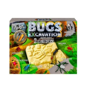 Розкопки динозаврів Bugs Excavation BEX-01-05U/06U (12шт) Danko Toys у коробці