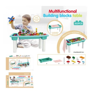 Ігровий столик з конструктором 6320 (16шт/2) 303 деталі у коробці  