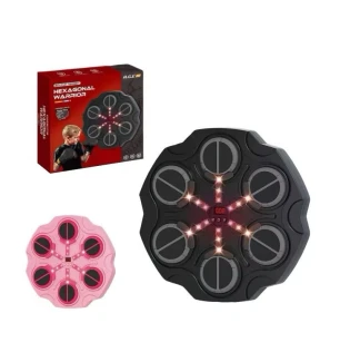 Музична інтелектуальна боксерська машина тренажер 3670 (10шт) із LED підсвічуванням з бокс рукавичка