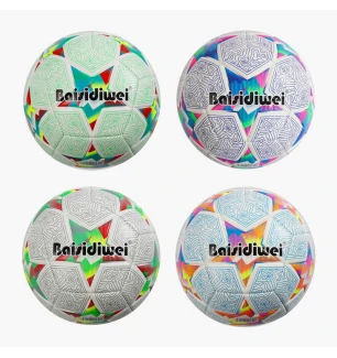 М'яч футбольний C 70469 (60шт) 4 види вага 400-420 грамів матеріал PU балон гумовий розмір №5