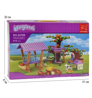 Конструктор AUSINI 24706 (12шт/2) 413 деталей “Fairyland” господарське подвір'я у коробці  