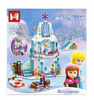 Конструктор Friends Френдс MG122 (24шт/2) 314+ деталей Frozen Холодне серце Замок принцессі Ельзи у 