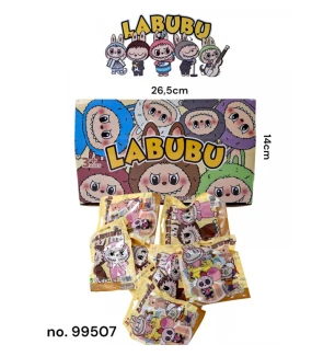 Іграшка лялька фігурка-брелок Labubu Лабубу 99507-1 (240шт) колір асорті - сюрприз 
