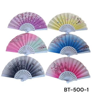 Віяло класичне BT-500-1 (600шт) мікс видів 12 шт в упаковці