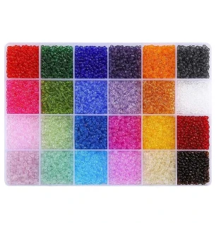 Набір бісеру 1199-336 (96шт/2) ліска у боксі  