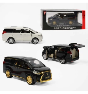 Машина металева RS-17510 (24шт) "Авто Експерт" 2 кольори металопластик 1:24 звук світло інерція відч