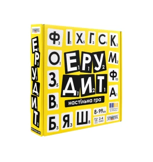 Настільна гра "Ерудит" 30619 (10шт) Strateg українською мовою у коробці 25,7*25*5 см