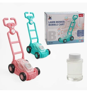 Каталка з мильними бульбашками 525 (24шт) 2 кольори на батарейках 25.2х19х47 підсвічування у коробці