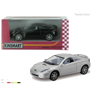 Модель машини KINSMART KT5038W (96шт/4) TOYOTA CELICA  інерційна металева двері відкриваються 4 види