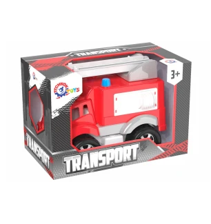 Транспортна іграшка "Пожежна машина ТехноК" 5392 (4шт) у коробці 36.5 х 24.5 х 21.5 см