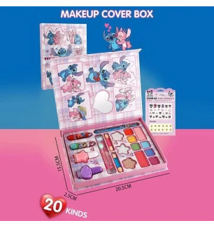 Косметика LK 28542 (144шт) тіні хайлайтер олівець помади лаки для нігтів аплікатори прикраса наліпки