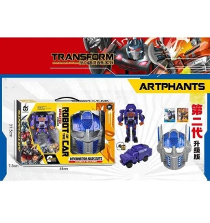 Трансформер HS 41 (36шт) робот маска 2 картки з героями у коробці  