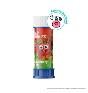 Бульбашки мильні Dodo 500130 (36шт) «Полуниця» об’єм 60 мл