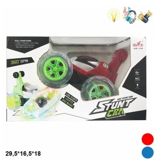 Перевертень акумуляторний на р/к 911-390A (24шт/2) музичний світиться обертається на 360 градусів 2 