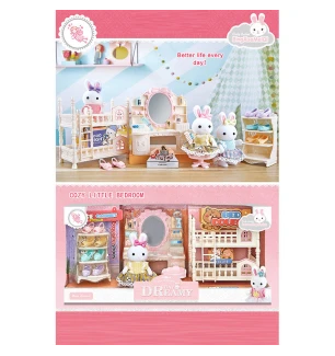 Набір меблів 6690 (24шт) флоксова фігурка меблі аксесуари у коробці  