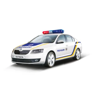 Автомодель SKODA OCTAVIA ПОЛІЦІЯ OCTAVIA-Police(FOB) (24шт) TECHNOPARK у коробці