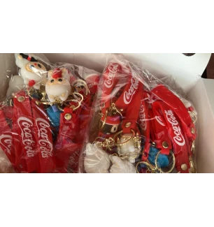 Іграшка лялька фігурка-брелок Labubu Лабубу Coca-Cola сезон 160625 (240шт) у пакеті