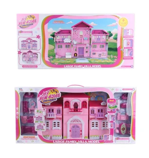 Будиночок 6653 (10шт) звук підсвічування наліпки у коробці