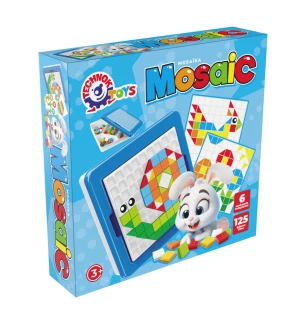 Іграшка «Мозаїка ТехноК» 2215 (6шт) у коробці 25.5 х 25 х 5.8 см