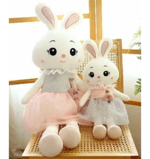 М'яка іграшка кролик M 17975 (100шт) 2 види висота 60 см милий персонаж  