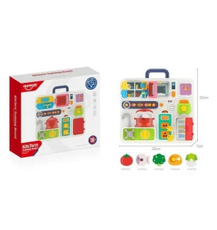 Розвиваючий центр НЕ 0510 (12шт) звук підсвічування бізіборд у коробці  