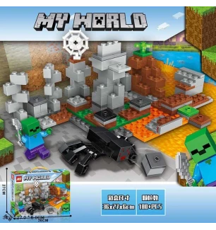 Конструктор Майнкрафт MY WORLD MINECRAFT 54002 (36шт/2) 180+ елементів у коробці