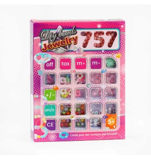 Бісер дитячий 22078 (192шт/2) "DIY breads Jewelry" у коробці  