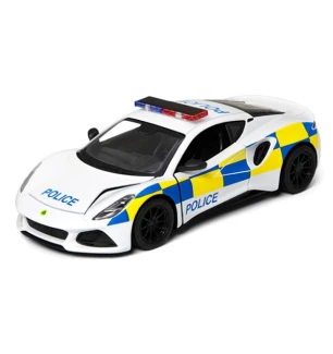 Модель машини KINSMART KT5441WP (96шт/4) LOTUS EMIRA Police металева інерційна у коробці 