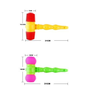 Молоточок дитячий зі свистком 391/391A (192шт/2) 2 види у сітці 31*19,5 см