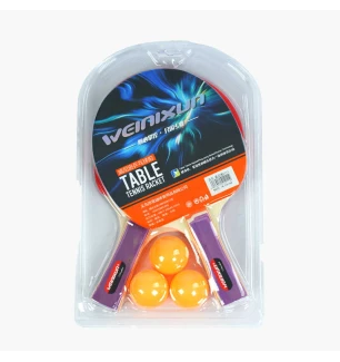 Теніс настільний C 65308 (50шт) 2 ракетки 3 м'ячики під слюдою