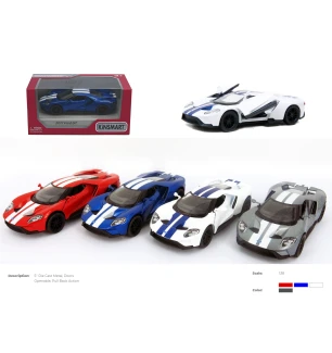 Модель машини KINSMART KT5391FW (96шт/4) "FORD GT w/printing " у коробці 16*8*7,5 см