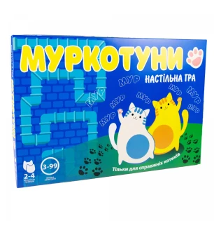 Гра настільна "Муркотуни" (укр.) 30246 (20шт) у коробці 37*25,5*2 см