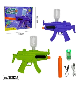 Водяна зброя автомат WATER GUN ST212A (36шт) акумуляторний 2 види у коробці 29*23,5*7 см