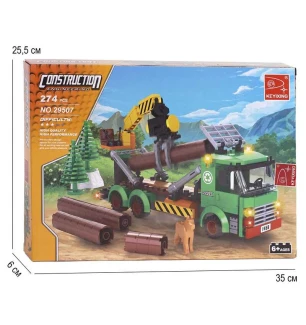 Конструктор AUSINI 29507 (24шт/2) "Спецтехніка" 274 деталей в коробці