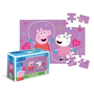 Пазл-міні 200334 (32шт) Dodo «Peppa Pig» Гра з подружкою 35 елементів у коробці 6,5 × 9 × 3,5 см