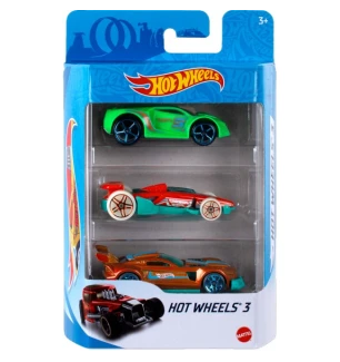 Набір з 3-х базових машин метал HOT WHEELS 1:64 K590 (12шт) в асортименті у коробці