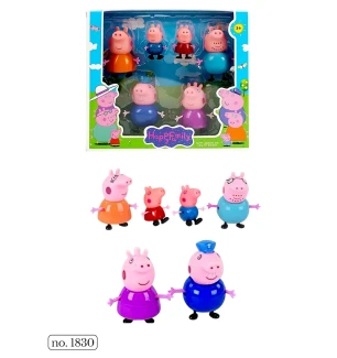 Герої Peppa Pig PP "Свинка Пепа" 1830 (48шт/2) 6 шт у наборі у коробці 