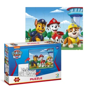 Пазли дитячі 200160 (32шт) Dodo «Paw Patrol» Маршал, Гонщик та Кремез 2в1 30 елементів у коробці