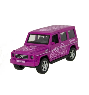 Автомодель GLAMCAR - MERCEDES-BENZ G-CLASS GCLASS-12GRL-LIL (24шт) TECHNOPARK у коробці