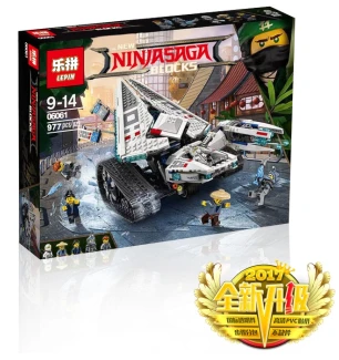 Конструктор LEPIN NINGAGO MOVIE 06061 (7шт) "Льодяний танк" 977 дет., в кор. 54*44*9 см