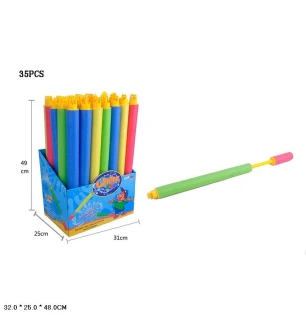 Водяний насос 47см 838-23 (210шт/2) поролоновий з розбризкувачем 4 види 35 шт у боксі 48*25*32 см